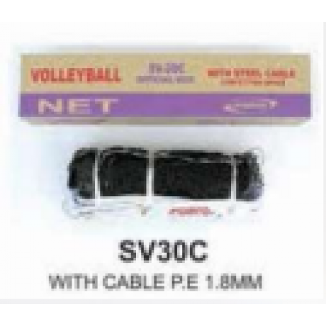 Volleyball Net SV30C WTH CABLE P.E 1.8MM